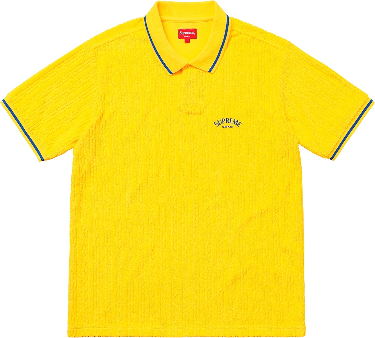 Cable Knit Terry Polo view 2